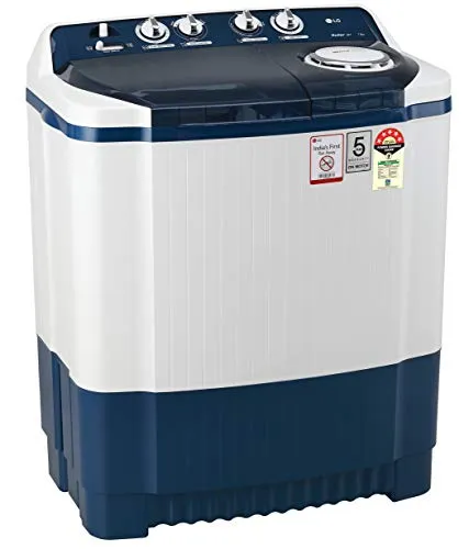 LG 7.5 Kg 5 Star Semi-Automatic Top Loading Washing Machine (P7535SBMZ, Dark Blue)