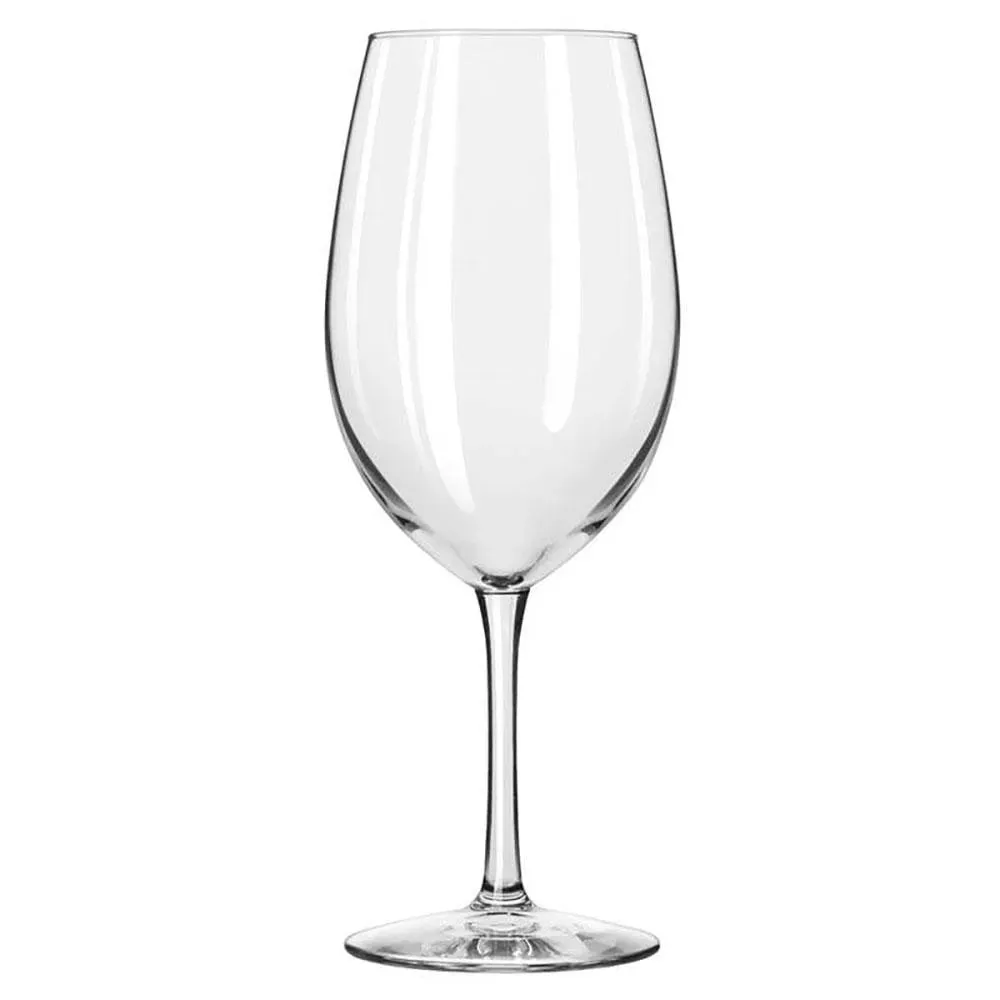 Libbey 7520 Vina Series 18 oz Customizable Round Stemmed Wine Glass, Case of 12 Pcs