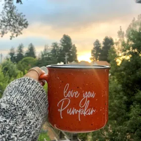 Love You Pumpkin Campfire Coffee Mug