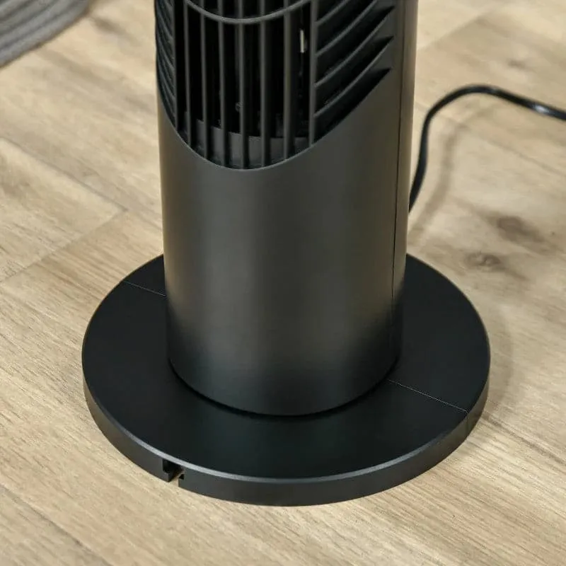 Maplin Plus 78.5cm Oscillating Tower Fan with Remote Control - Black