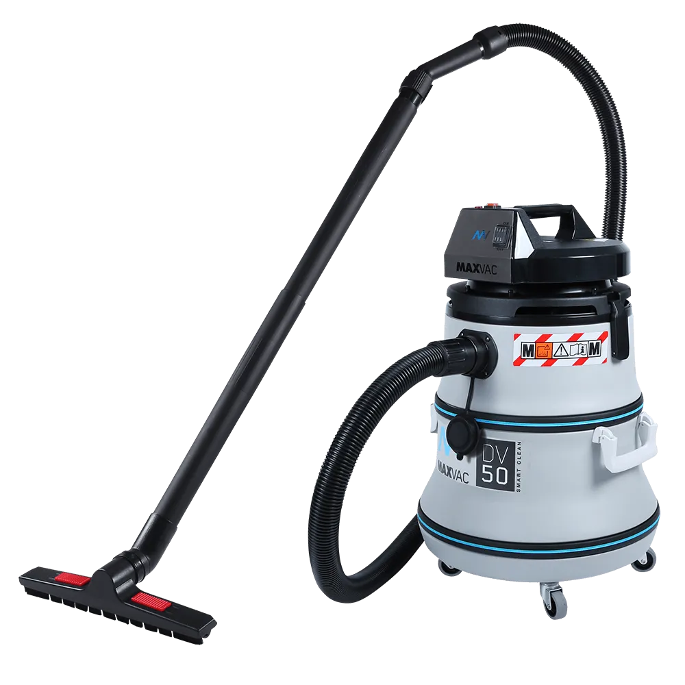 MAXVAC 50L M-Class Vacuum with manual Filter-Clean, no PTO, Complete Accessories Set