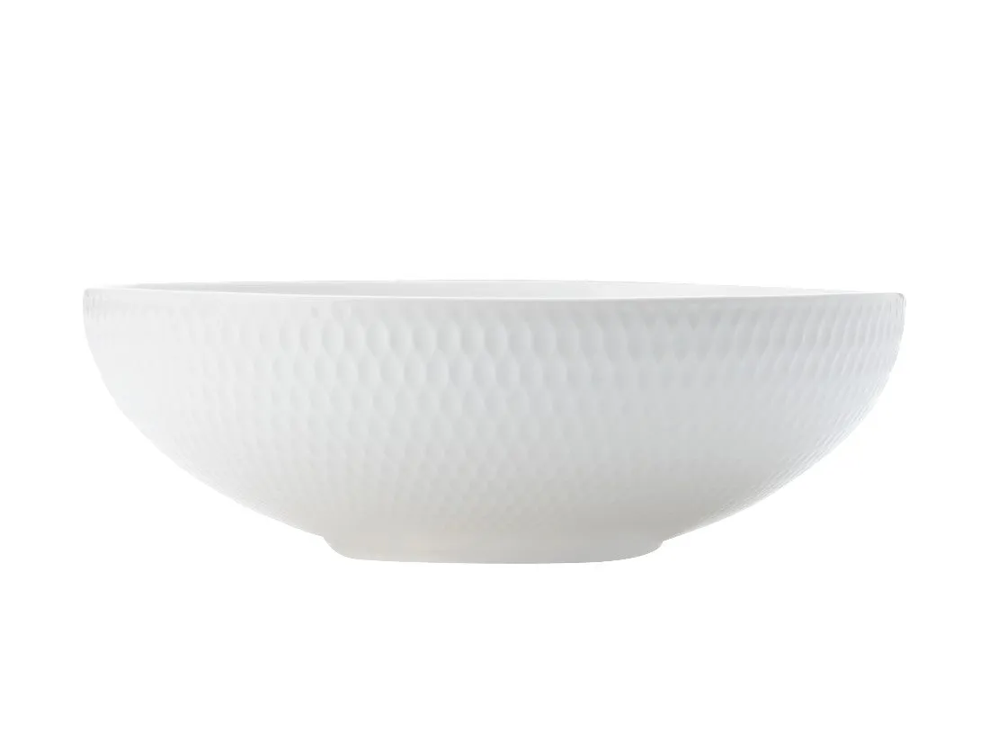 Maxwell & Williams White Basics Diamonds Coupe Bowl 18.5cm