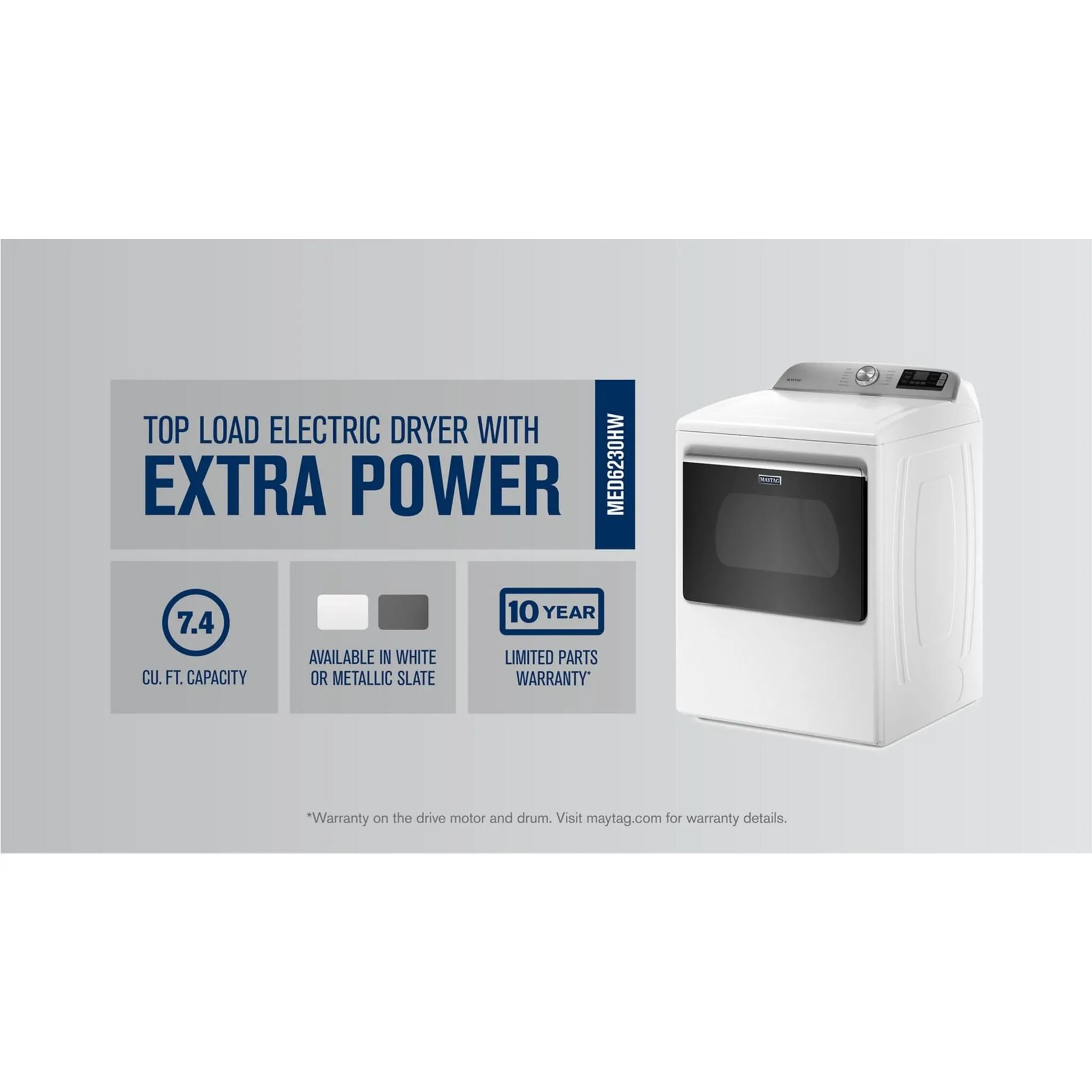 Maytag Dryer (YMED6230HW) - White