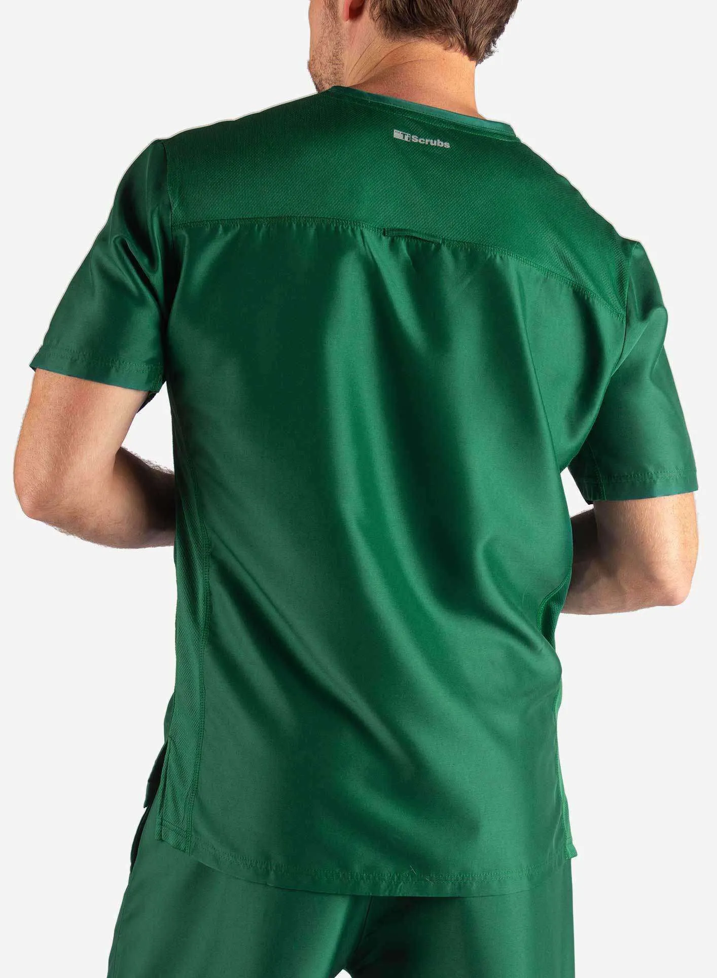 Men's 3-Pocket Scrub Top