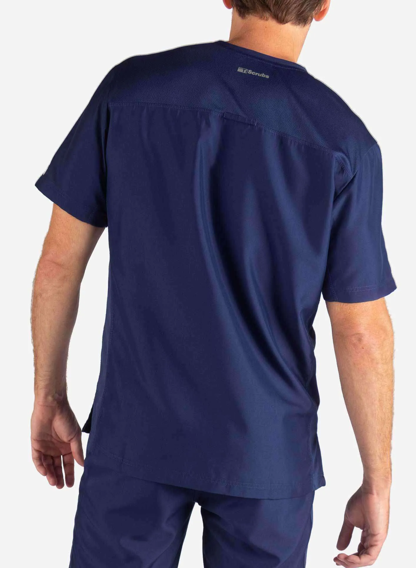 Men's 3-Pocket Scrub Top