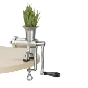 Miracle MJ445 Manual Wheatgrass Juicer, Stainless Steel