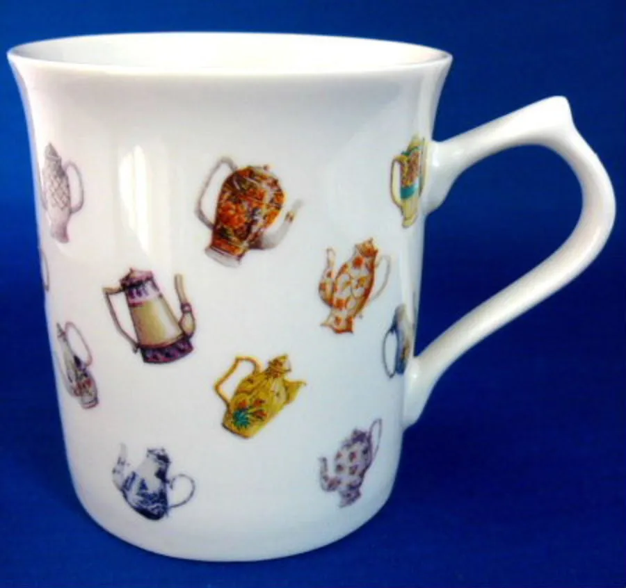 Mug Teapots And Coffee Pots On White Ceramic So Cute Teapot Collection