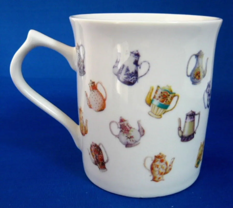 Mug Teapots And Coffee Pots On White Ceramic So Cute Teapot Collection