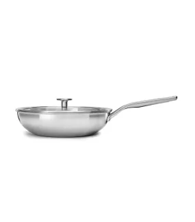 Multi-Ply Stainless Steel Covered Wok 28cm / 3.57L Uncoated