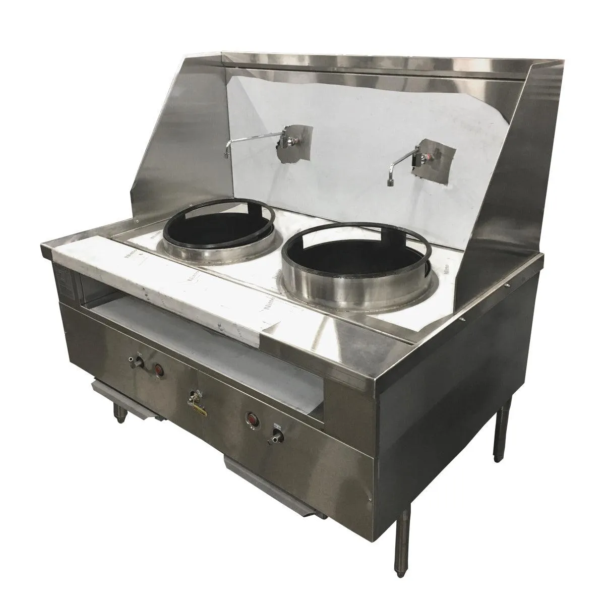 Nella 60" Natural Gas 2-Burner Wok Range - SSCSR-2