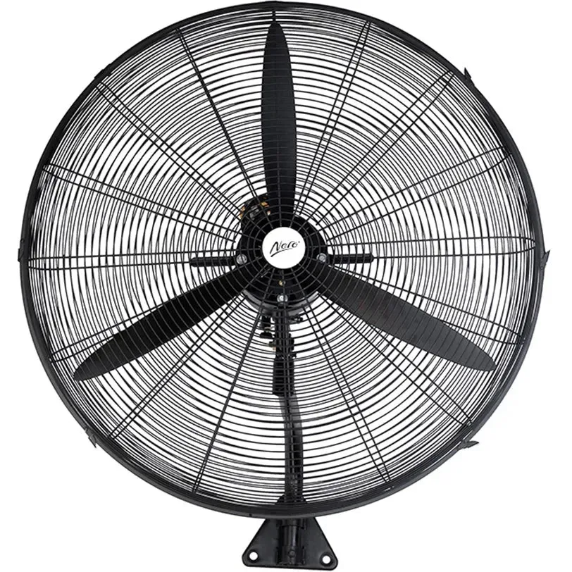 Nero Industrial Pedestal Fan Wall Mount Oscillating Warehouse Factory