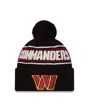 New Era Men's NFL Washington Commanders Sideline 24 Sport Pom Knit Toque