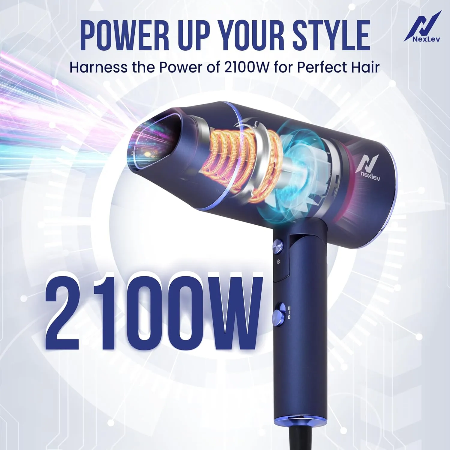 NexLev IONIC Hair Dryer | (HD-01)