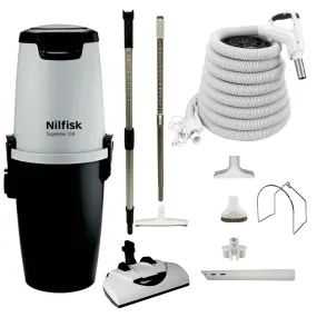 Nilfisk Supreme 150 Central Vacuum with Deluxe Electric Kit