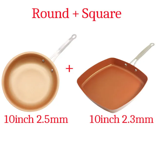 Non-stick Copper Frying Pan with Ceramic Coating