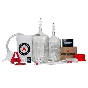 Northern Brewer Deluxe Homebrew Starter Kit, Equipment and 5 Gallon Recipe (Bavarian Hefeweizen)