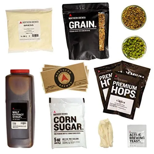 Northern Brewer Deluxe Homebrew Starter Kit, Equipment and 5 Gallon Recipe (Bavarian Hefeweizen)