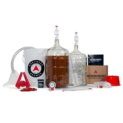 Northern Brewer Deluxe Homebrew Starter Kit, Equipment and 5 Gallon Recipe (Bavarian Hefeweizen)