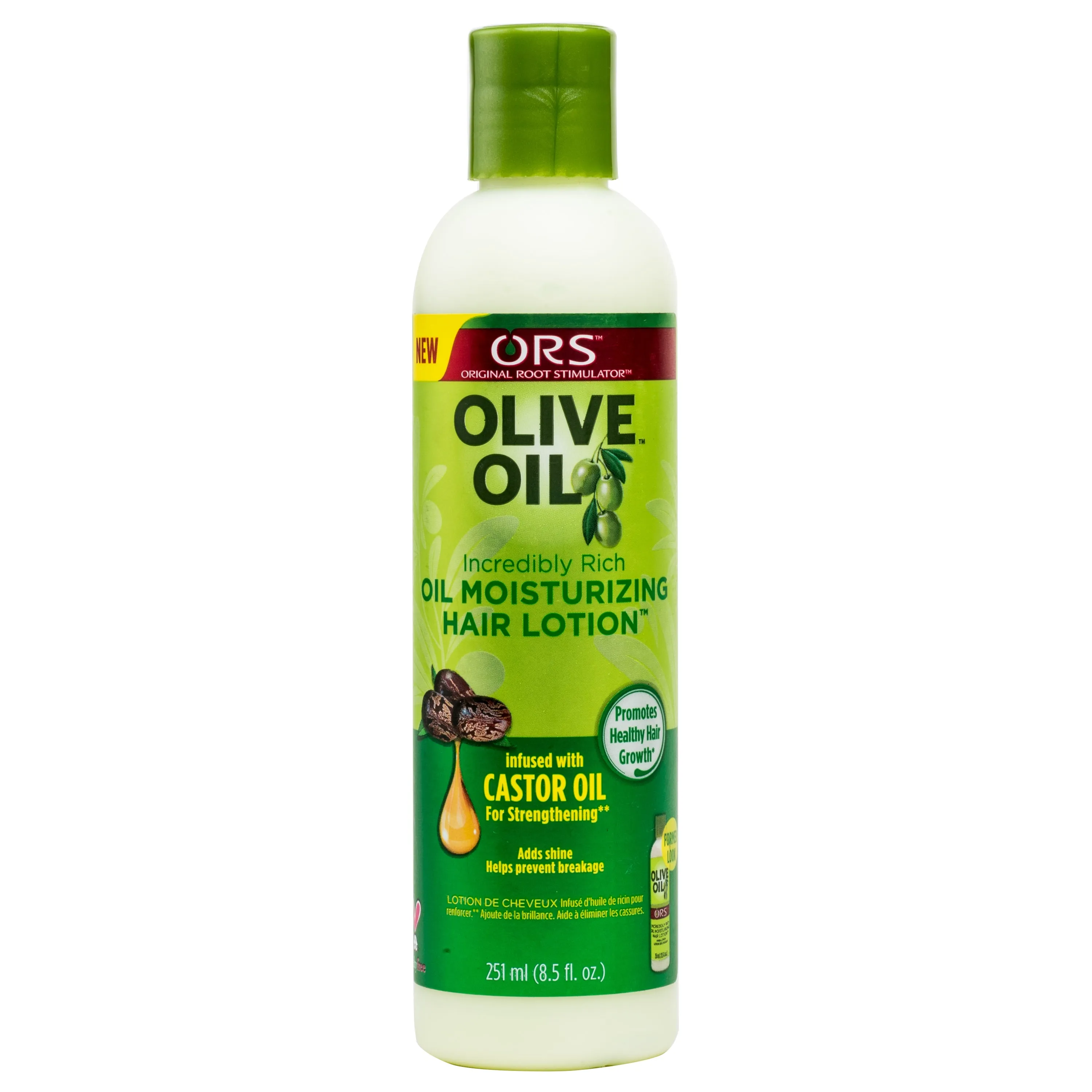 ORS Incredibly Rich Oil Moisturizing Hair Lotion infused with castor oil