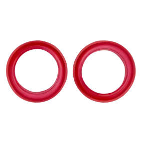 Pack of 2 Premium Scissor Finger Ring Inserts in Red by PetStore.Direct