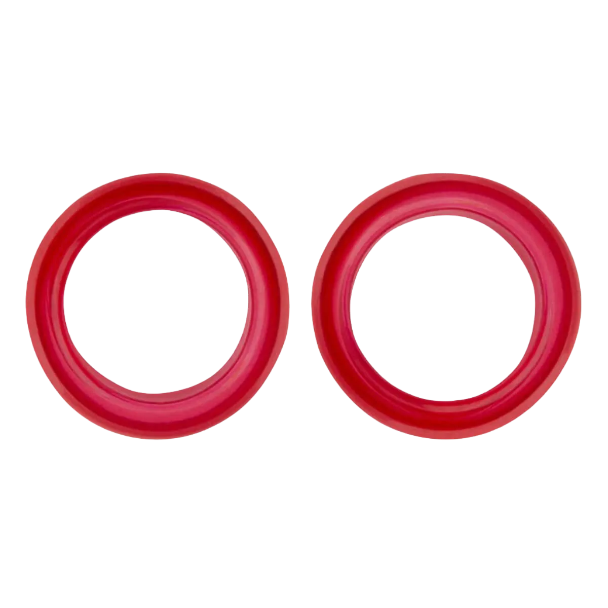 Pack of 2 Premium Scissor Finger Ring Inserts in Red by PetStore.Direct