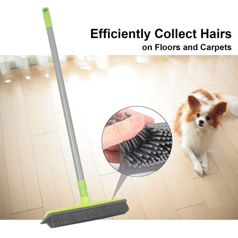 Pet Rubber Broom - Telescopic Hair Brush