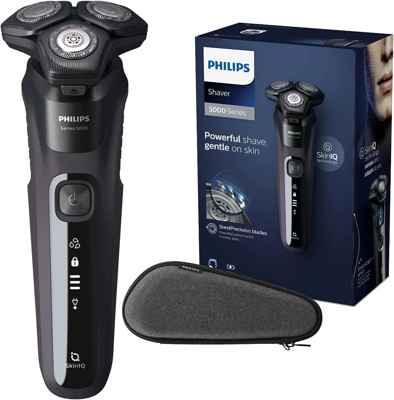 Philips Shaver Series 5000 Dry And Wet Electric Shaver Men (Model S5588/30)