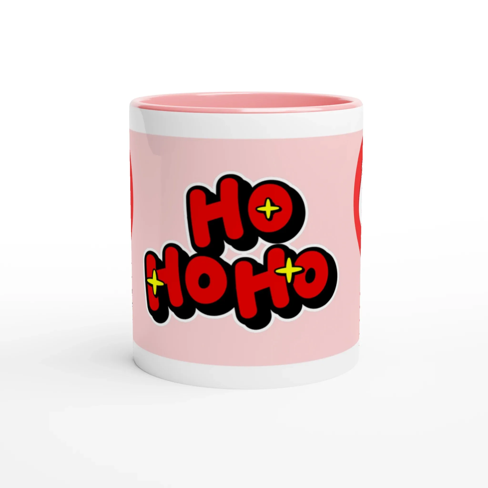 Pink Santa 'Ho Ho Ho' Mug