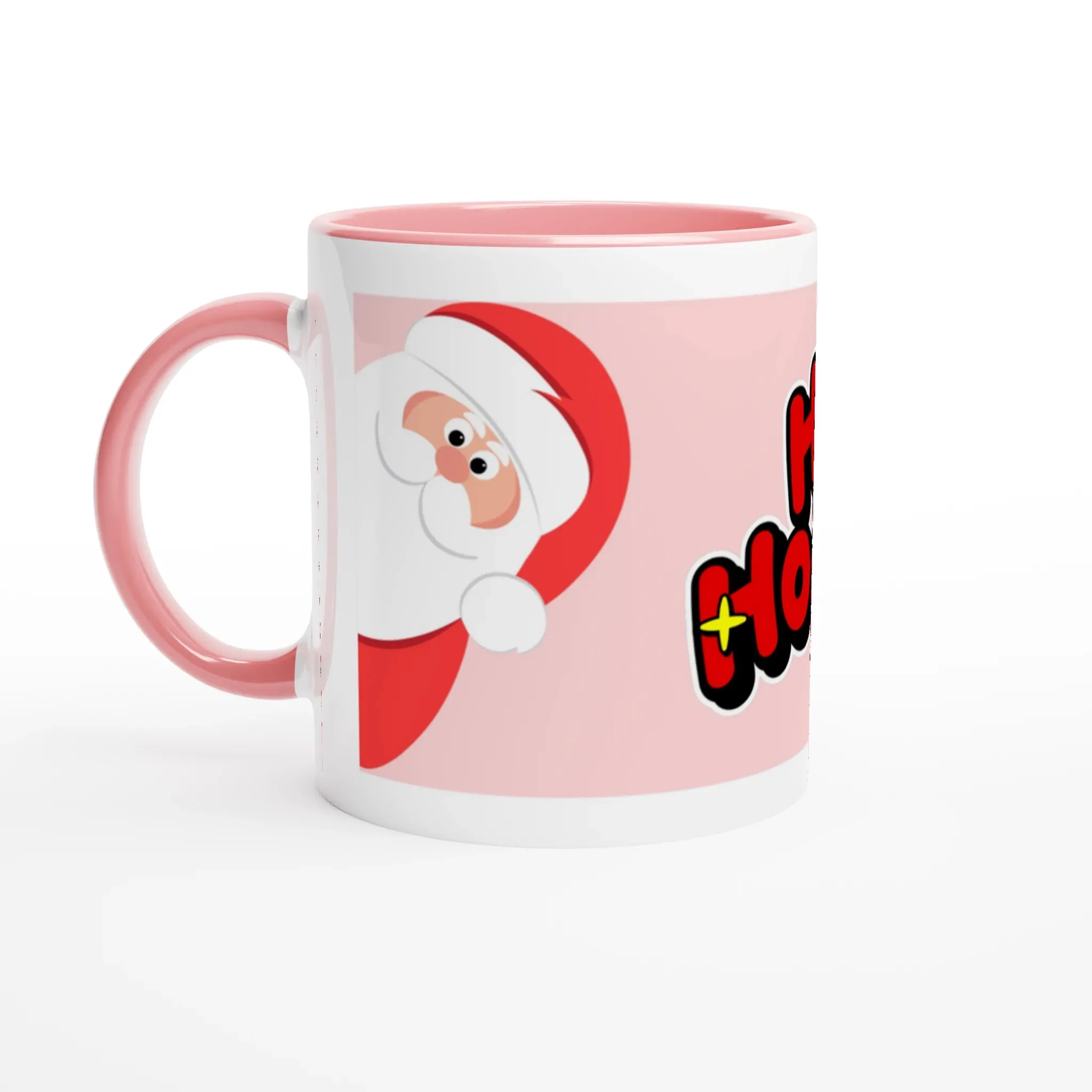 Pink Santa 'Ho Ho Ho' Mug