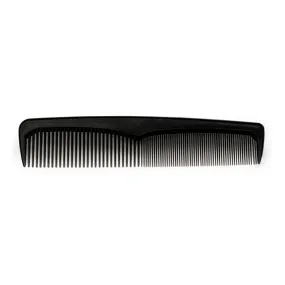 PLASTIC DRESSING COMB 12PCS BULK PACK - BLACK