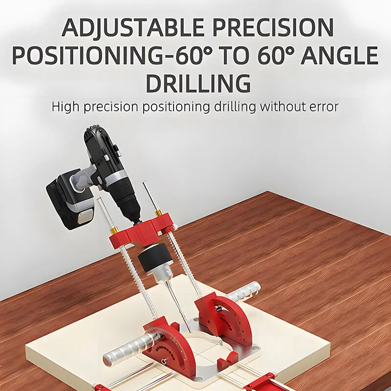 Precision Multi Angle Drill Guide AutoAngle Adjustable Drill Guide