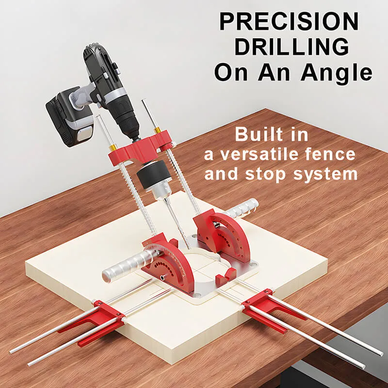 Precision Multi Angle Drill Guide AutoAngle Adjustable Drill Guide