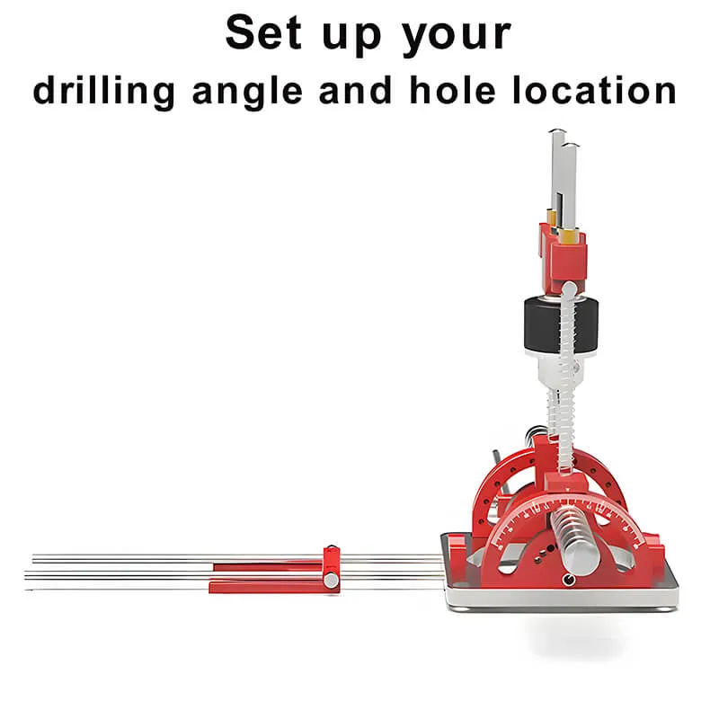 Precision Multi Angle Drill Guide AutoAngle Adjustable Drill Guide