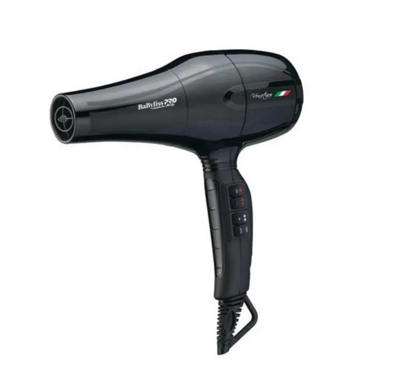 Professional Venetian Black Hairstyling Dryer 220V 2000W - Babyliss