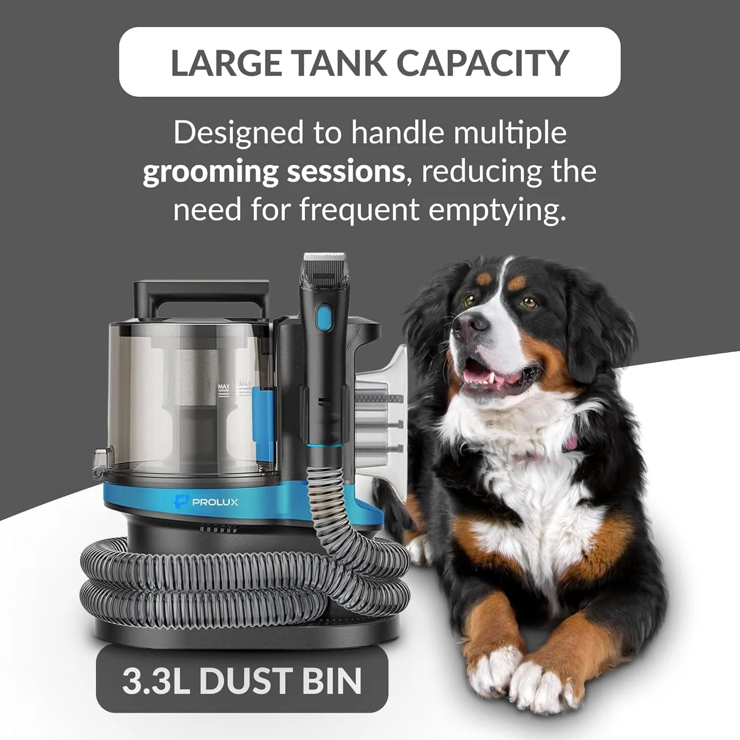 Prolux 4 in 1 Bagless Pet Grooming Vacuum