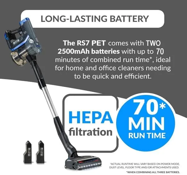 Prolux RS7 PET Cordless Handheld Stick Vacuum