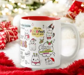 Purrfect Christmas Cat Mug