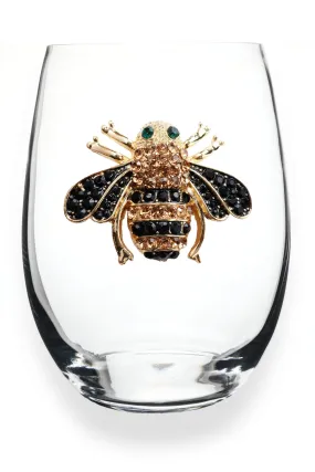 QUEEN BEE JEWELED STEMLESS