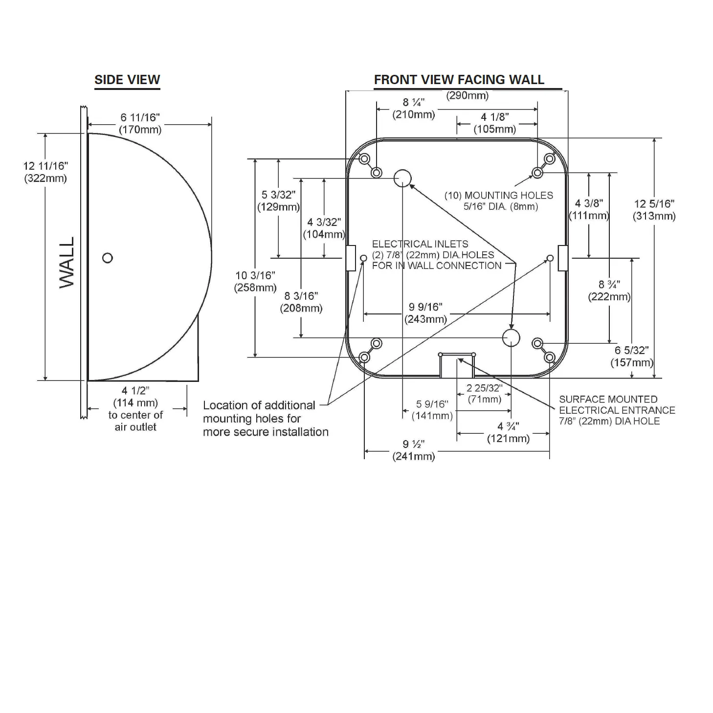 REPLACEMENT COVER (only) for Excel XL-SBV XLerator  - BRUSHED STAINLESS STEEL (Part Ref. XL 1 / Stock# 1068)