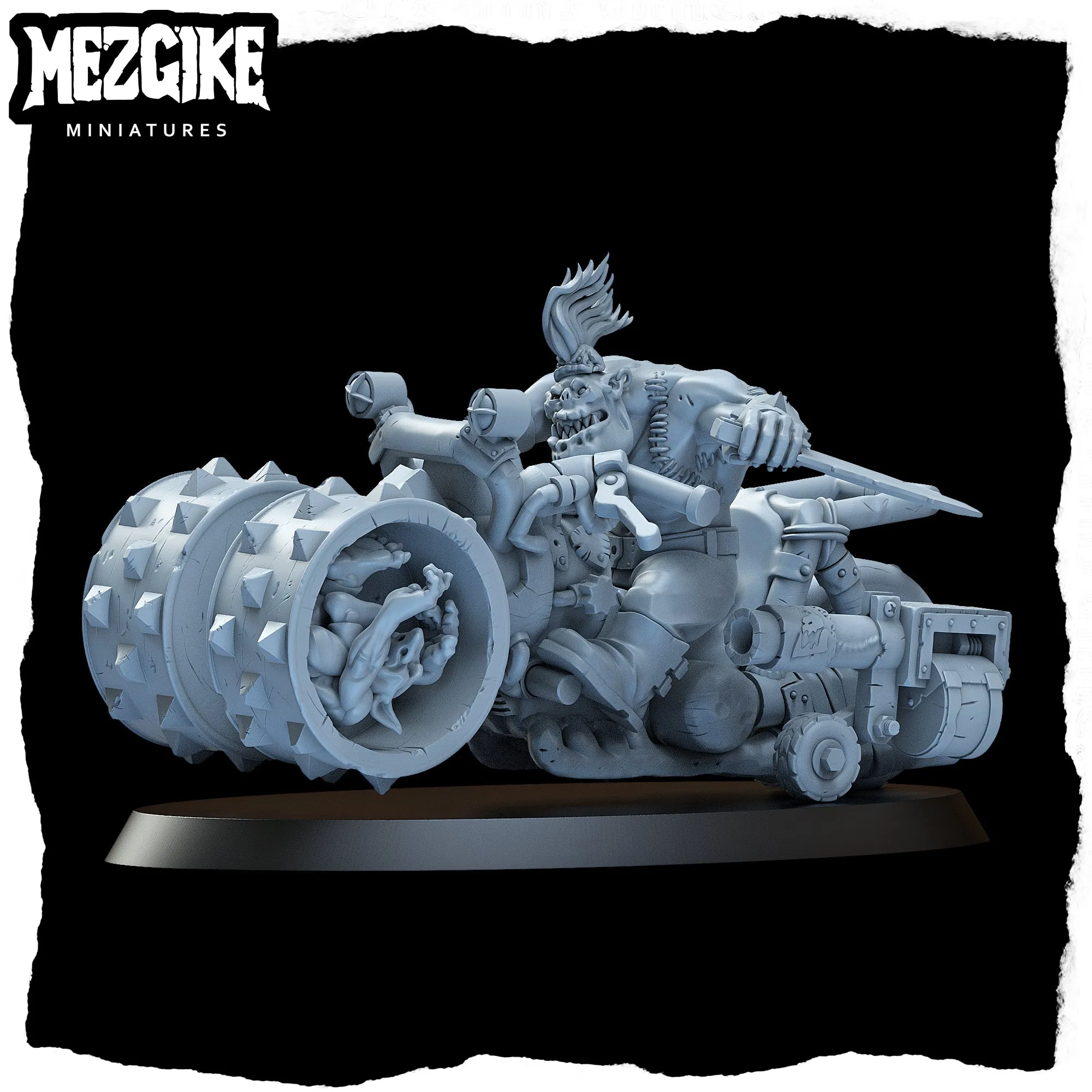 Road boyz biker mob B (3 physical miniatures)