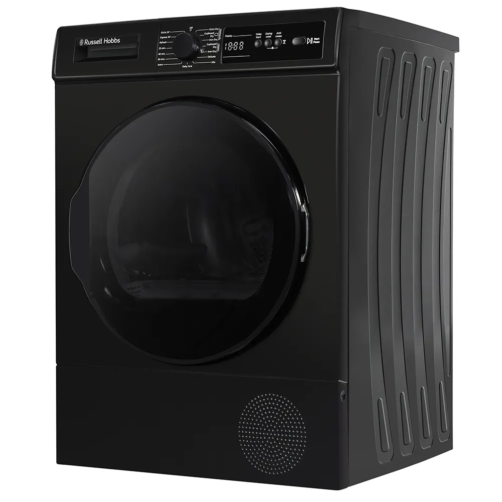 Russell Hobbs RH9HPTD111B 11 Series 9kg Heat Pump Tumble Dryer - A Rated -Black