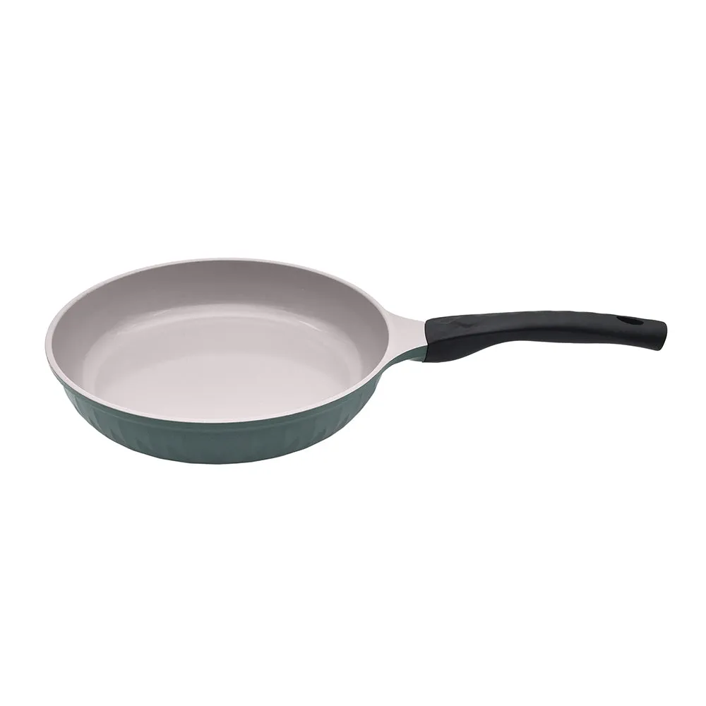 Sagebrush Green Healthy Nonstick Ceramic 2 Pcs Frying Pan & Wok Set