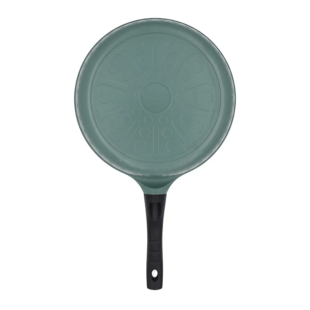 Sagebrush Green Healthy Nonstick Ceramic 2 Pcs Frying Pan & Wok Set