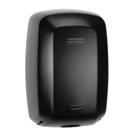 Saniflow® M09AB MACHFLOW® Hand Dryer - Black Epoxy on Steel High-Speed Universal Voltage