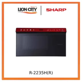 Sharp R-2235H(R) Top Control Solo Microwave Oven