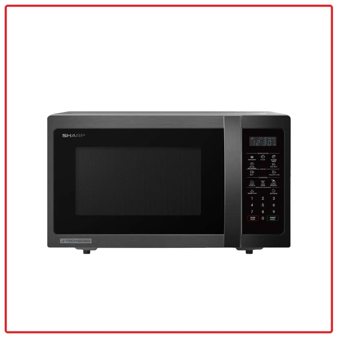 Sharp R259EBS 23L J-Tech Inverter with Auto Menus Microwave Oven