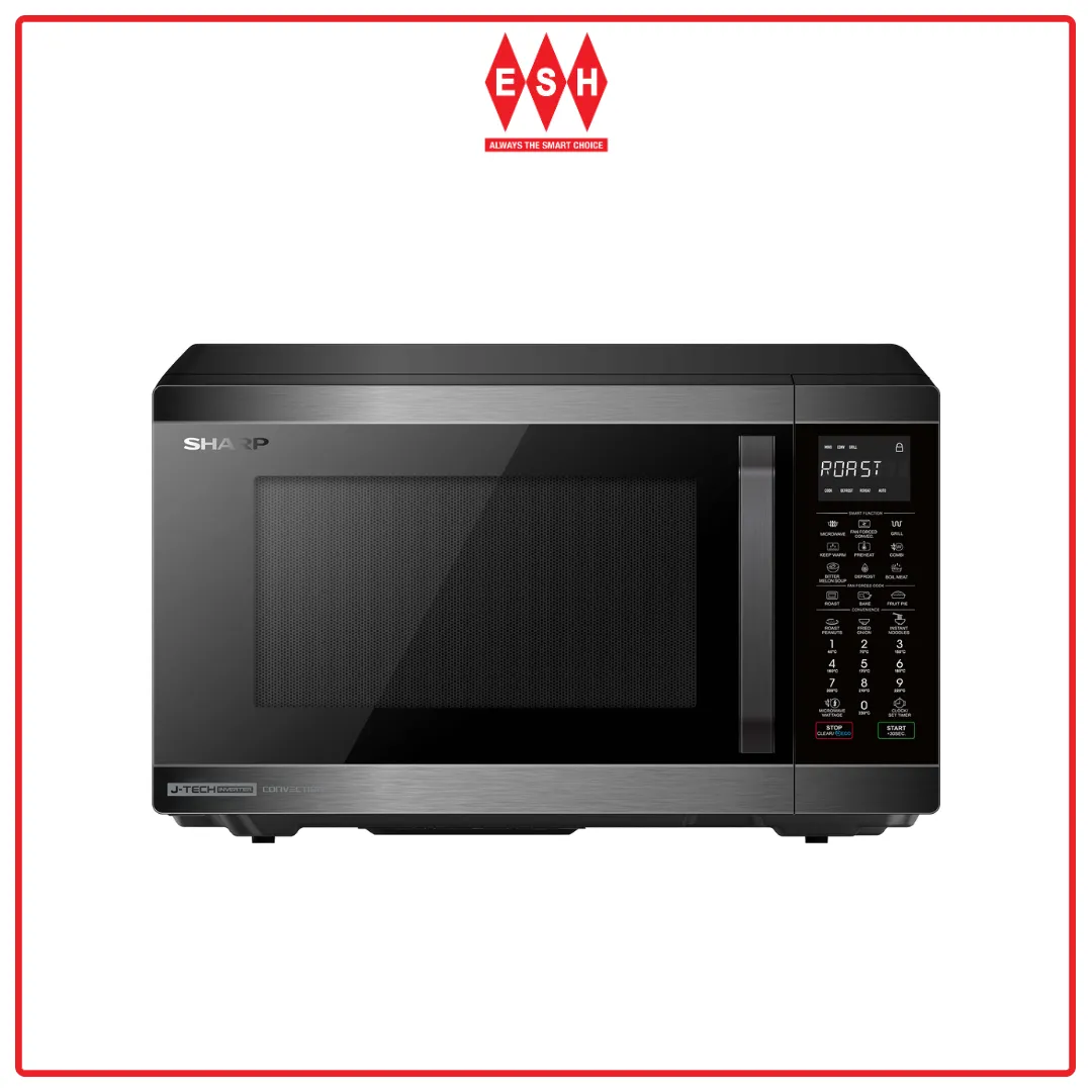 Sharp R859EBS 32L J-Tech Inverter with Convection Microwave Oven