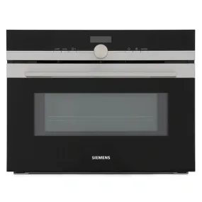 SIEMENS CM633GBS1B iQ700 45 Litre Built-In Compact Oven with Microwave Function, 59.4cm Wide - Stainless Steel