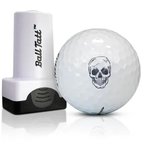 Skull Man Golf Ball Stamp