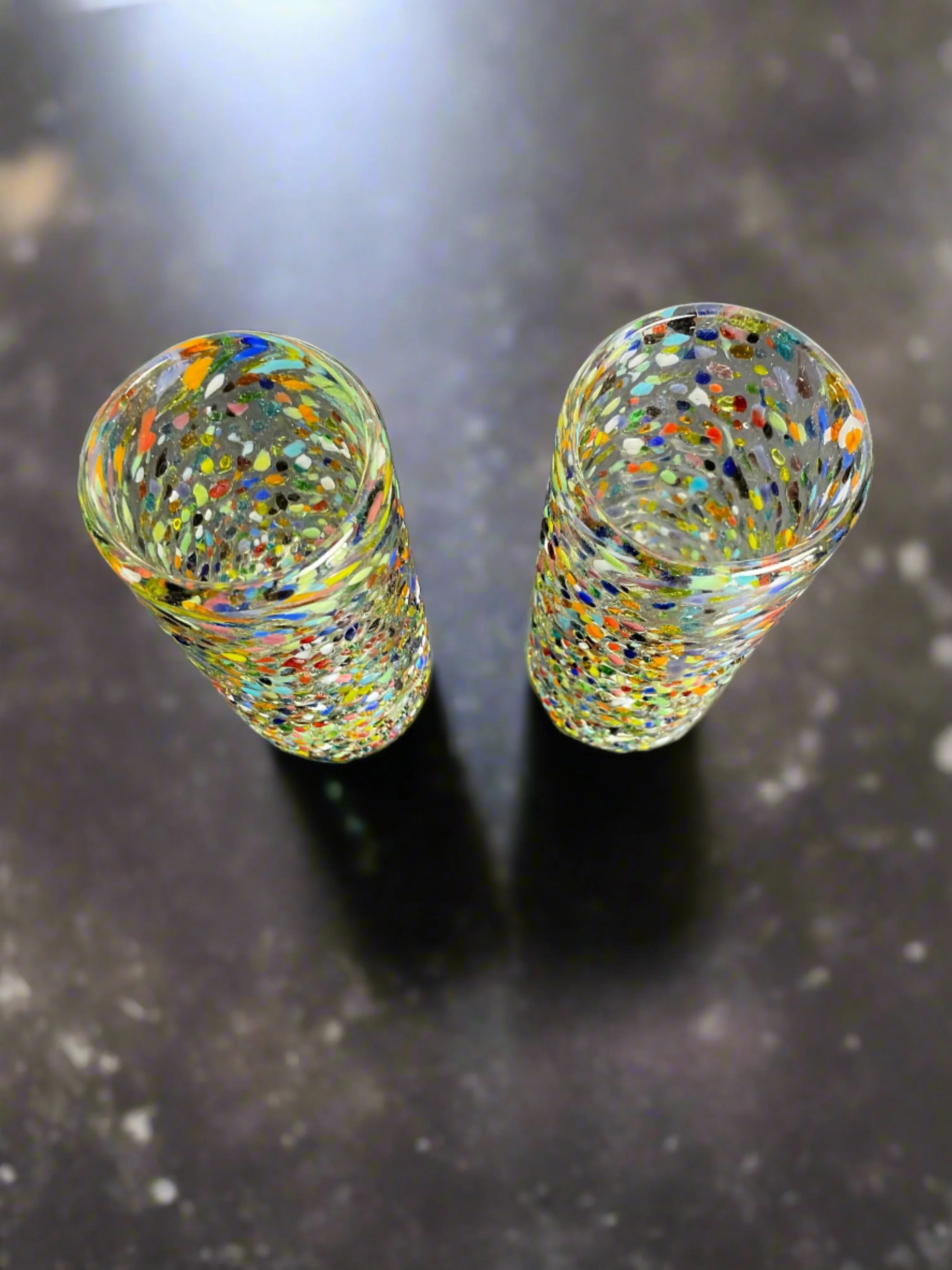 Speckled Shot Glasses - Handmade in Mexico